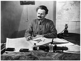 Leon Trotsky (Russian: Лев Дави́дович Тро́цкий; born Lev Davidovich Bronshtein (7 November 1879 – 21 August 1940) was a Russian Marxist revolutionary and theorist, Soviet politician, and the founder and first leader of the Red Army.<br/><br/>

Trotsky was initially a supporter of the Menshevik Internationalists faction of the Russian Social Democratic Labour Party. He joined the Bolsheviks immediately prior to the 1917 October Revolution, and eventually became a leader within the Party. During the early days of the Soviet Union, he served first as People's Commissar for Foreign Affairs and later as the founder and commander of the Red Army as People's Commissar of Military and Naval Affairs. He was a major figure in the Bolshevik victory in the Russian Civil War (1918–23). He was also among the first members of the Politburo.<br/><br/>

After leading a failed struggle of the Left Opposition against the policies and rise of Joseph Stalin in the 1920s and the increasing role of bureaucracy in the Soviet Union, Trotsky was successively removed from power in 1927, expelled from the Communist Party, and finally deported from the Soviet Union in 1929. As the head of the Fourth International, Trotsky continued in exile in Mexico to oppose the Stalinist bureaucracy in the Soviet Union.<br/><br/>

An early advocate of Red Army intervention against European fascism, in the late 1930s, Trotsky opposed Stalin's non-aggression pact with Adolf Hitler. He was assassinated on Stalin's orders in Mexico, by Ramón Mercader, a Spanish-born Soviet agent in August 1940.